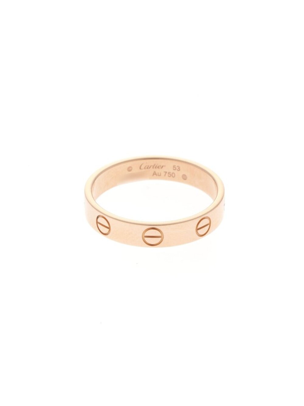 Cartier Mini Love PG 53 Ring 18k Pink Gold 18k